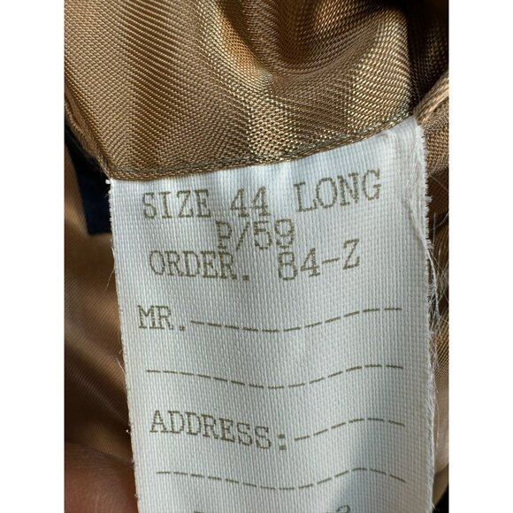 Lord & Taylor Grant Thomas Camel Hair Blazer Mens Size 44 Long Tan - Picture 4 of 12